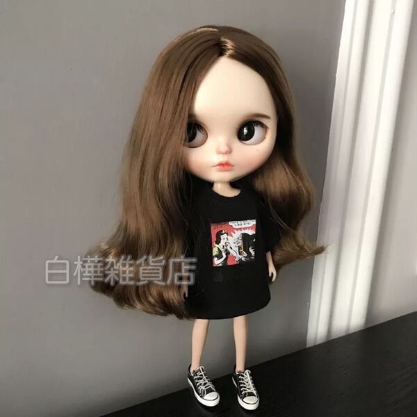 ブライス アウトフィット イラストTシャツ ブラック ネオブライス outfit ドールアウトフィット ブライスアウトフィット