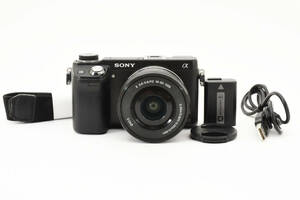 ★美品★ソニー SONY NEX-6 16-50mm F3.5-5.6 PZ OSS パワーズームレンズキット NEX-6L ブラック ★ L2380#1750