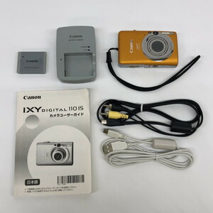 【中古美品】　デジカメ Canon キャノン IXY DIGITAL 110 IS オレンジ コンパクトデジタルカメラ(N60606_2_17y)