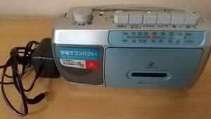 KOIZUMI SEIKI コイズミ SOUNDLOOK モノラルラジカセ SAD-1716 ラジカセ ラジオ カセットレコーダー コンパクトラジカセ 中古品