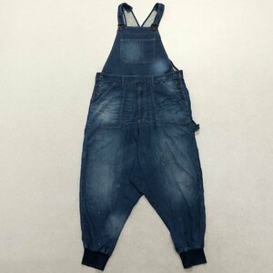 *glamb gram overall all-in-one coveralls working clothes thin Denim jeans rough bare- blue size 1 men's 0.62kg*