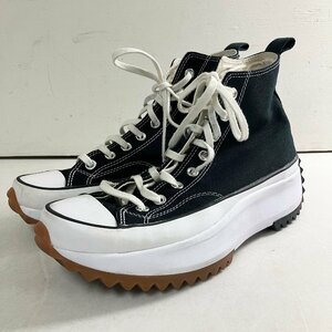 ★CONVERSE ALL STAR Run Star Hike コンバースオールスター ランスターハイク ハイカットスニーカー ブラック系 UK9 28cm 1.2kg★