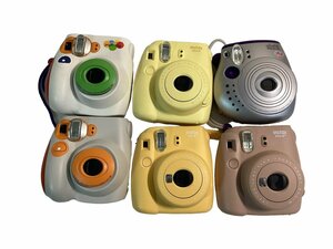 * Cheki camera set sale FUJIFILM CHEKI 6 piece together instax mini 8+ other instant camera the first period / old model equipped film Junk 1.5kg*