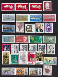 * Germany * Berlin district commemorative stamp 1974~78 year unused /NH 33 kind...... ④