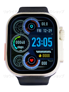  бесплатная доставка Apple Watch товар-заменитель 2.19 дюймовый большой экран S9 Ultra смарт-часы черный телефонный разговор музыка здоровье многофункциональный спорт водонепроницаемый . средний кислород кровяное давление 