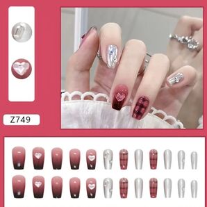ネイルチップ ショートバレリーナ