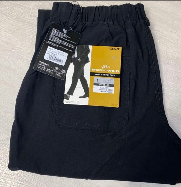 【値下げ不可】ボディワイルド Lサイズ テーパードパンツ Lサイズブラック