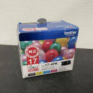 ★ 売り切り1000円〜 未開封 ★ ブラザー インクカートリッジ 4色 純正 LC17 4pk 佐川60