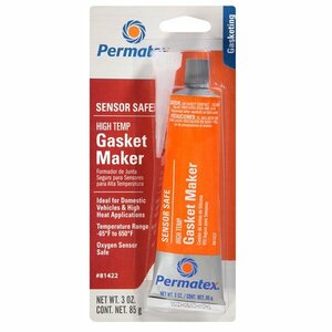 パーマテックス Permatex 高耐熱センサーセーフRTVシリコン ( オレンジ ) ( 85g ) 高耐熱 シリコンガスケット PTX81422