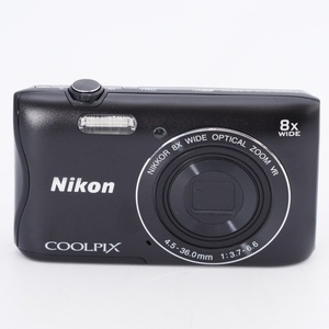 Nikon ニコン デジタルカメラ COOLPIX S3700 ブラック 光学8倍ズーム 2005万画素 S3700BK #9934