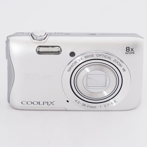 【難あり品】Nikon ニコン コンパクトデジタルカメラ COOLPIX S3700 シルバー 光学8倍ズーム 2005万画素 S3700SL #9964