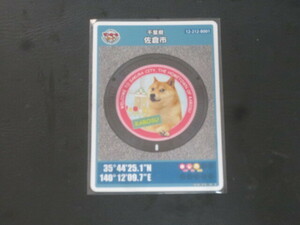  manhole card 22. Chiba prefecture Sakura city 12-212-B001 Rod number :001