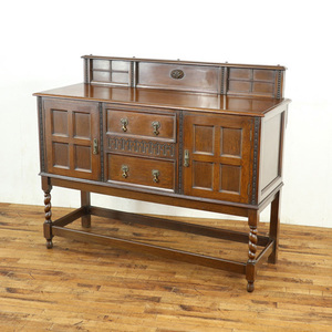  antique sideboard settled atmosphere twist leg storage cabinet England antique Flex 59068