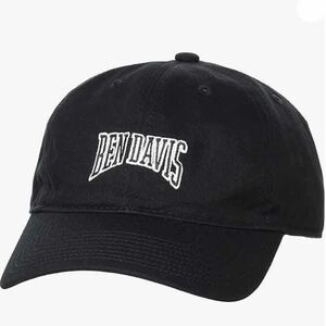デッドストック新品/未使用BEN DAVIS ベンデイビス BLACK ベースボールキャップ　帽子　男女兼用　タグ付き