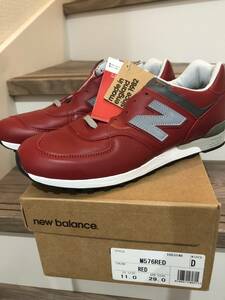 New Balance M576RED Made In England ニューバランス　M576 UK 29.0