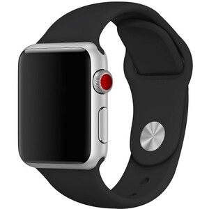 【本体サイズ42・44mm用】【1-ブラック】Apple Watch シリコン スポーツバンド アップルウォッチ【Series1.2.3.4.5.6.SE対応】