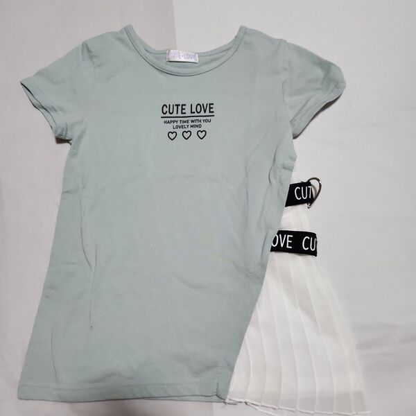 ガールズ デザインTシャツ 140cm