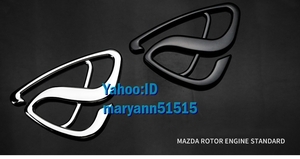 アンフィニ RX-7 3Dメタルエンブレム ラージサイズ ロータリー MAZDA マツダ RX7 FD3S Efini