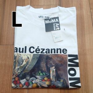 【L】UNIQLO ユニクロ MoMA アートアイコンズT 半袖 Tシャツ ホワイト