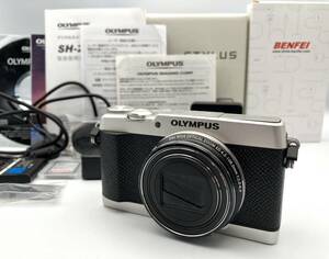 【付属品完備+おまけ】コンパクトデジタルカメラ　OLYMPUS オリンパス　STYLUS SH-2 レトロ　小型カメラ　おしゃれ　小さくて持ちやすい