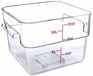 [ recommendation ] 12SFSCW America rectangle hood container poly- car boneito clear AHC03012 CAMBRO( can 