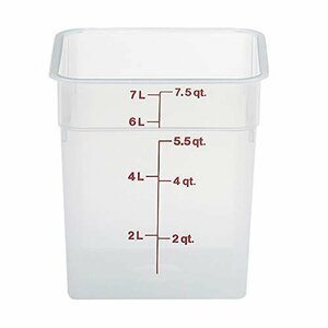  prompt decision price * AHC384 America poly- Pro pi Len CAMBRO( can bro) rectangle hood container half transparent 8SFSPP