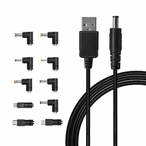 【特価】 ｉｎ USB－DCジャック充電ケーブル電源コード、USB BENSN 4．8ｘ1．7， 1ユニバーサル5V 5．5ｘ2