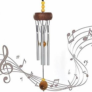 人気商品！ 風鈴 ｗｉｎｄ ｃｈｉｍｅ WOAIX 音色（小） ミニ 金運 アルミ 石 風鈴 夏の風物詩 涼しい 装飾 金属 屋