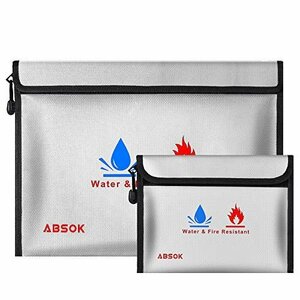 [ affordable goods ] enduring fire bag heat-resisting 2093*C cash storage disaster prevention ba document storage ke one sg home use safety storage sack  explosion proof fireproof g waterproof 