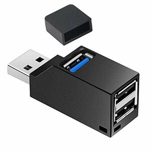 【SALE期間中】 高速 ブラック USBハブ 3ポート USB3．0＋USB2．0コンボハブ ポート拡張 超小型 軽量