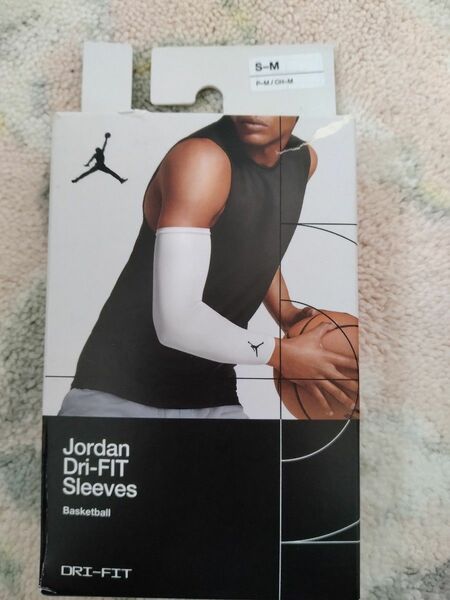 NIKE jordan dri-fit sleeves ジョーダン アームウォーマー アームスリーブ 白 新品未使用 S-Mサイズ