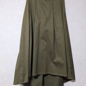 LOWRYS FARM アシンメトリースカート カーキ М