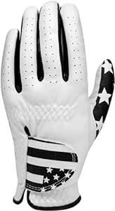 ゴルフグローブ ゴルフグローブ メンズ 左手 天然皮革 SOFT GRIP 手袋 ホワイト フィット感 耐久性 デザイン性