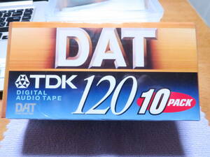 ♪♪TDK DAT(DIGITAL AUDIO TAPE) DA-R120x10S 120分 10本　【未使用 長期保管品ジャンク】♪♪