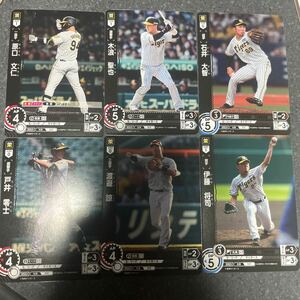 ドリームオーダー　阪神タイガース　C(コモン)　6種セット　ブースターパック 2024 Vol.1　プロ野球カードゲーム