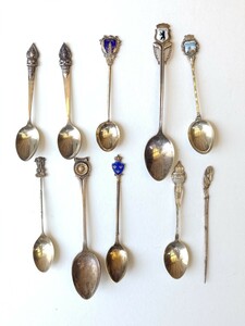  silver made 107g.book@ quotient line three . silver made stirling silver stirling silver spoon tea spoon Hsu red a spoon cutlery 