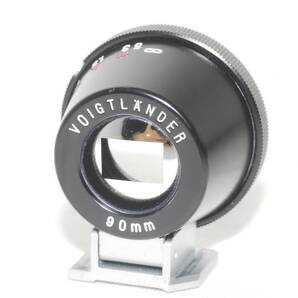 ★美品★Voigtlander フォクトレンダー 90mm ビューファインダー ブラック♪