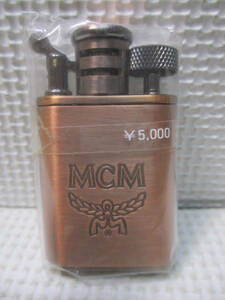 ◆MCM オイルライター ブロンズ色◆未使用品 ヴィンテージ 喫煙具 喫煙グッズ アンティーク コレクション レア 稀少♪H-20412ナ