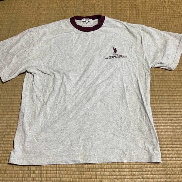 U.S. POLO ASSN. /ユーエスポロアッスン オーバーサイズ刺繍入り 半袖Tシャツ