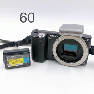 5AC107 SONY α NEX-5 черный Sony беззеркальный однообъективный зеркальный камера работоспособность не проверялась текущее состояние товар 
