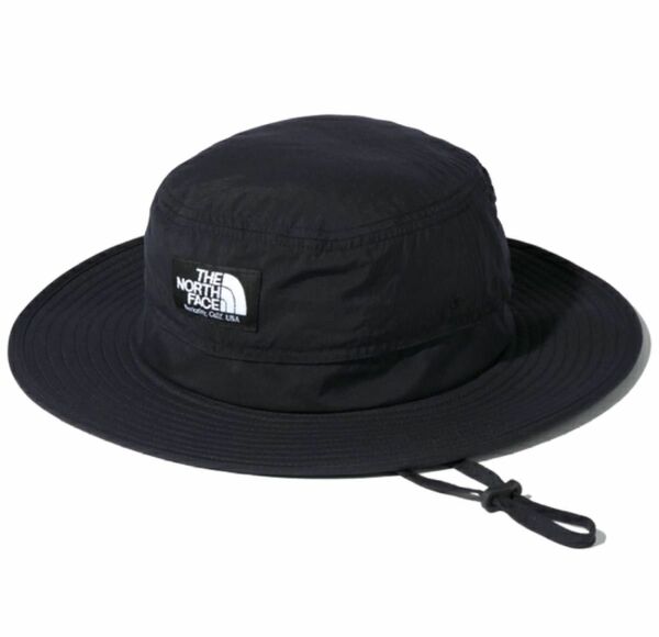 新品帽子 LサイズTHE NORTH FACE/ザノースフェイスHORIZONHATホライズンハット黒ブラックキャップ レディース
