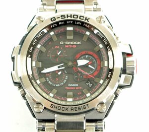 〇【中古・ジャンク品】CASIO カシオ G-SHOCK Gショック MTG-S1000D 電波腕時計 レッド 箱付き【動作不良あり】 ：