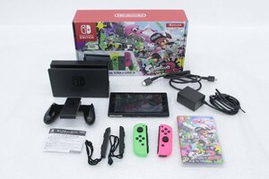 【中古・訳あり品】ニンテンドースイッチ SWITCH スプラトゥーン2セット 【ジョイコン不良/一部欠品/初期化済】,,