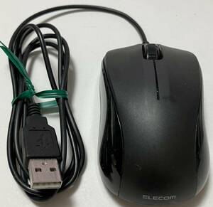 ELECOM 小型・軽量 光学式USBマウス M-K5URBK/RS