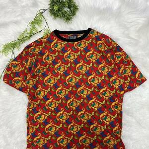 VERSACE CLASSIC V2ヴェルサーチ Tシャツ 総柄 バタフライ × バロック 蝶々ベルサーチ メンズ