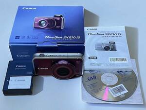 ○Canon PowerShot SX210 IS PC1468 コンパクトデジタルカメラ 現状品　1円〜