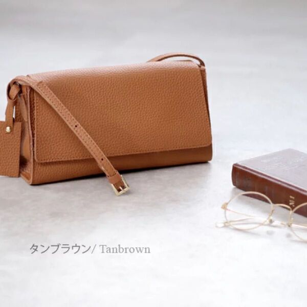 TOGO本革 ショルダーバッグ タンブラウン