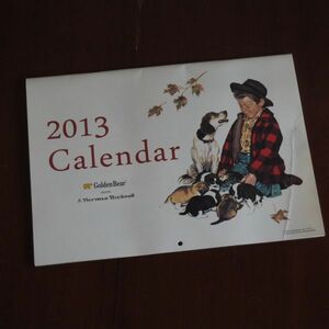 カレンダー　ノーマンロックウェル　2013年　　（送料：200円）