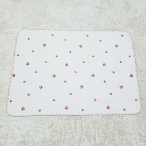  free shipping *Y1551 baby Kids baby for children cotton cotton 100% blanket lap blanket towelket blanket eggshell white 92×69cm