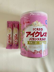 アイクレオ バランスミルク 粉ミルク800g缶＋おまけスティック2本